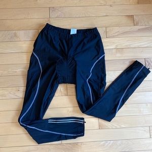 Lambda Black Padded Cycling Legging